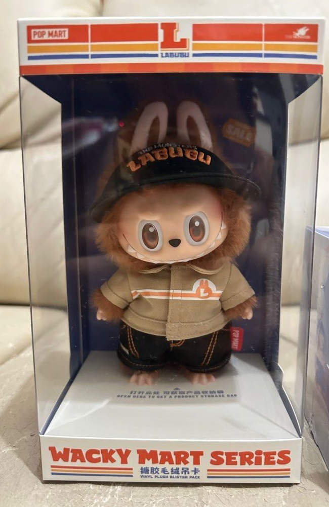 ぬいぐるみ POPMART LABUBU Wacky Mart Series Pop Mart Labubu The Monsters Wacky Mart Series Vinyl Plush