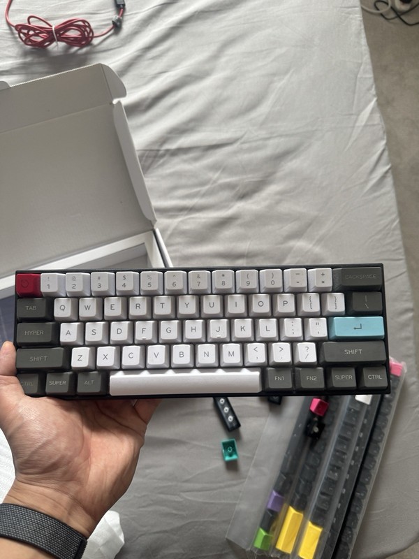 Anne Pro 2 Mechanical Keyboard 60% Cherry MX Red Switches