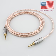 3.5mm hifi Audio Cable Male to Male Stereo 8core AUX Cord for Car Headphone Jack