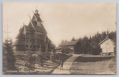 Gol Stabkirche Bygdoy Freilichtmuseum Kristiania Oslo Mittet 536 Postkarte
