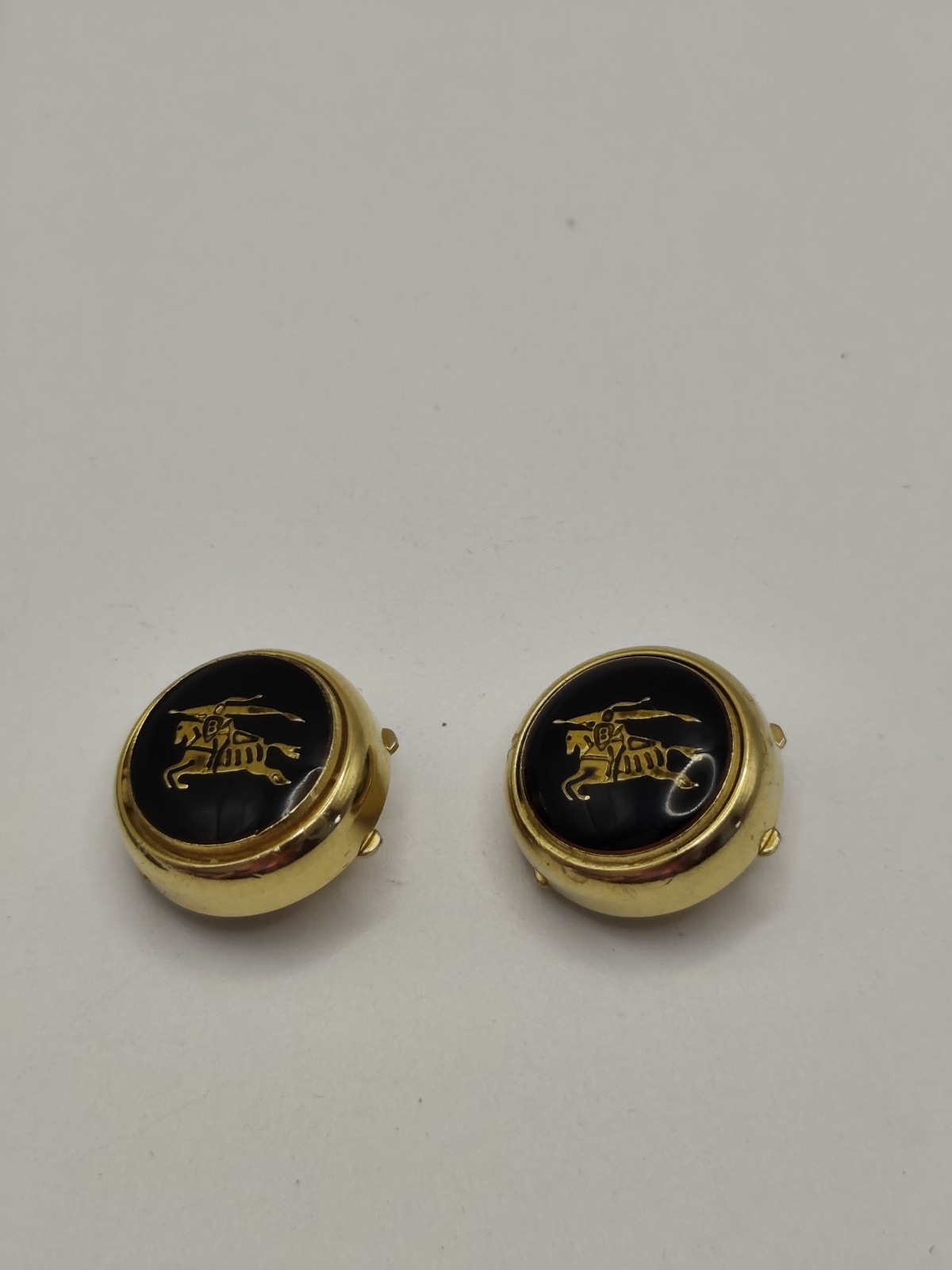 Vintage Burberry Clip On Earrings image 4