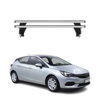 Menabo DachträGer GrundtäGer FüR Opel Astra K 2015-2021 50Kg Alu Silber 2 Tlg
