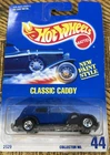 Vintage 1991 Hot Wheels Classic Caddy #44 Metallic Blue NEW *FREE SHIPPING*