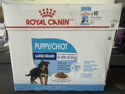 Royal Canin Size Health Nutrition Large Puppy Chunks in Gravy Wet Dog Food