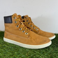 Timberland Boots Size 5 Kid's Brown Groveton Lace Up Outdoor Walking Wheat Shoes