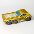 Hot Wheels Redlines Open Fire 1972 Gold 1:64 Diecast Car Vintage