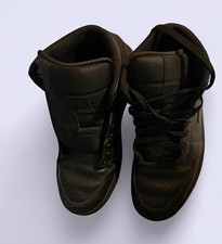 Nike Mens Black High-Top Lace-Up Athletic Sne...