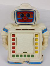 Vintage 1986 Playskool Alphie II Robot Electronic Learning Toy TESTED SOUND WORK