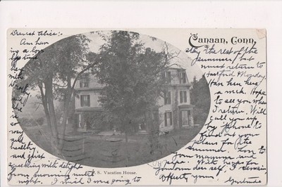 CT, CANAAN - G B S Vacation House postcard - B05333