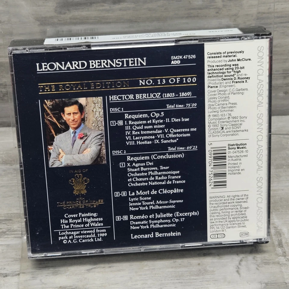 Leonard Bernstein: Berlioz Requiem - Sony Classical Music Royal Edition 2 CD Set Foto 2 de 4