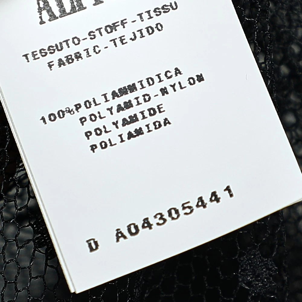 Mini Abito Moschino Nero Tulle Arruffato Orlo Dettaglio Fiocco Trasparente S