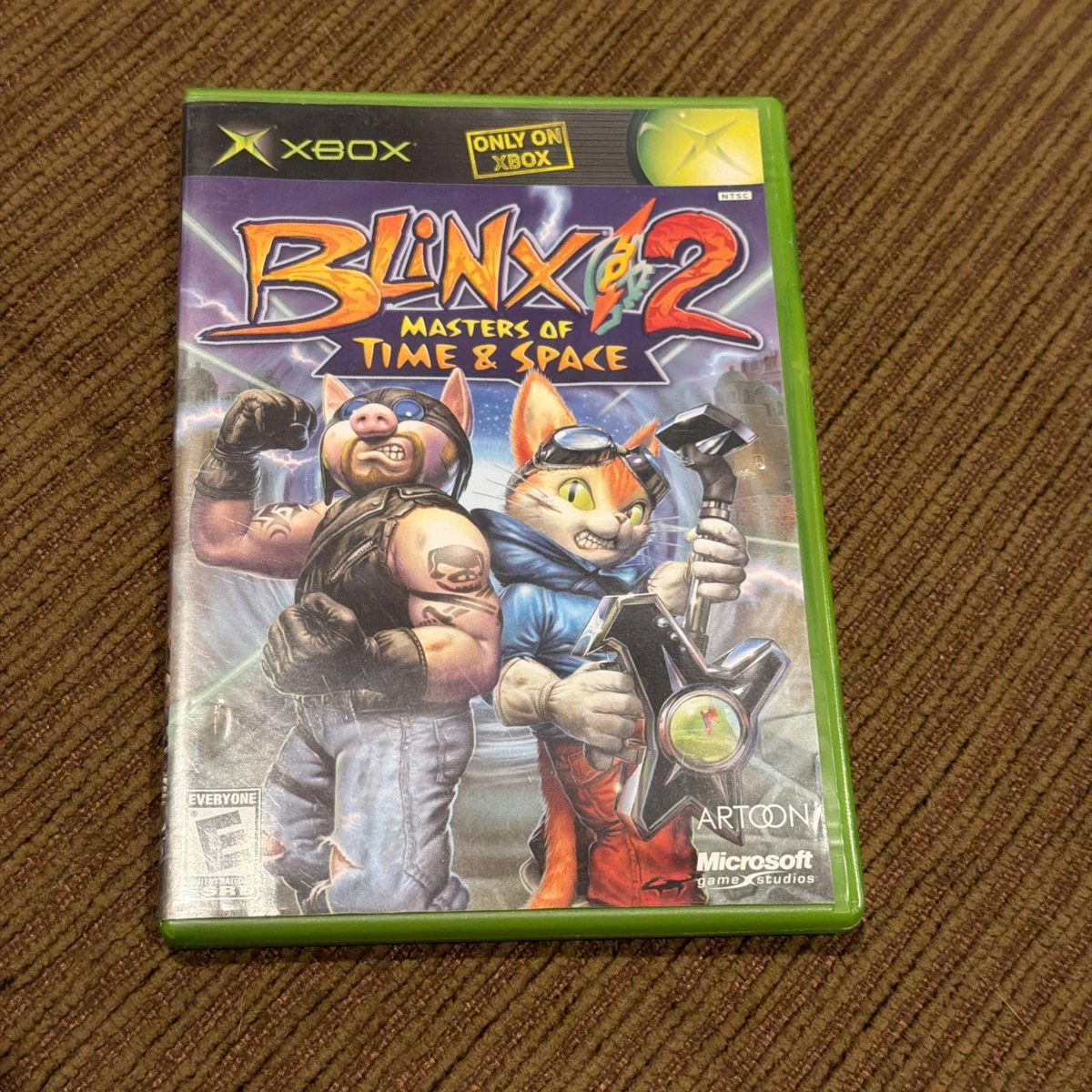 Microsoft Xbox Blinx 2: Masters of Time & Space Video Games for
