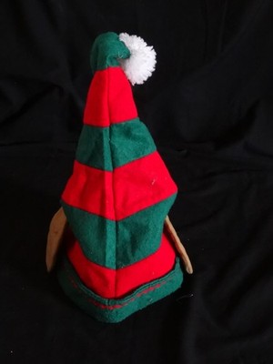 Santa's Best Christmas Holiday Elf Adult Hat With Ears