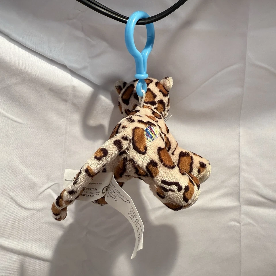 Webkinz Ganz Spotted Leopard Plush Stuffed Animal kinz klip - Image 4 of 4