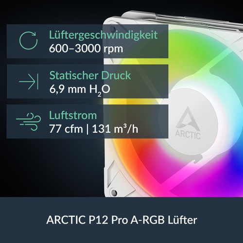 ARCTIC Liquid Freezer III Pro 360 A-RGB CPU Wasserkühler PC Gaming AIO Kühler - Afbeelding 3 van 9