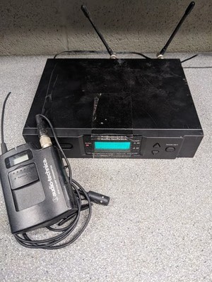 Audio-Technica ATW-R3100D UHF Receiver W/ ATW-T310 Transmitter & MIC 655-680MHz