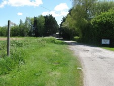 Photo A1 Hook Lane, footpath and private road Dell Quay  c2013
