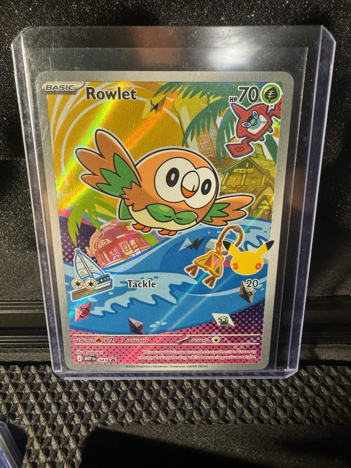 Rowlet Pokemon Mega Evolution First Partner Promo 043