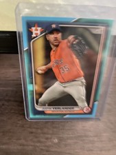 2024 Bowman - Justin Verlander #48 Sky Blue Border /499
