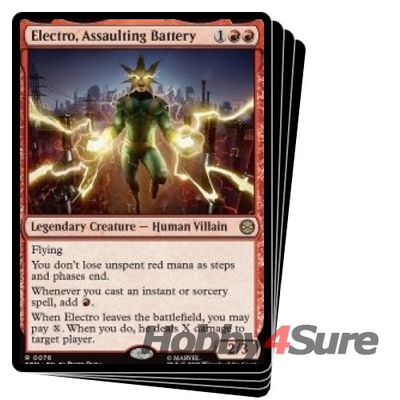 #ad Electro Assaulting Battery X4 M NM Magic: The Gathering MTG Marvel#x27;s Spider man $33.99