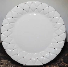 Golden Quilt TableTops Unlimited Dinner Plate 11 inch Retired