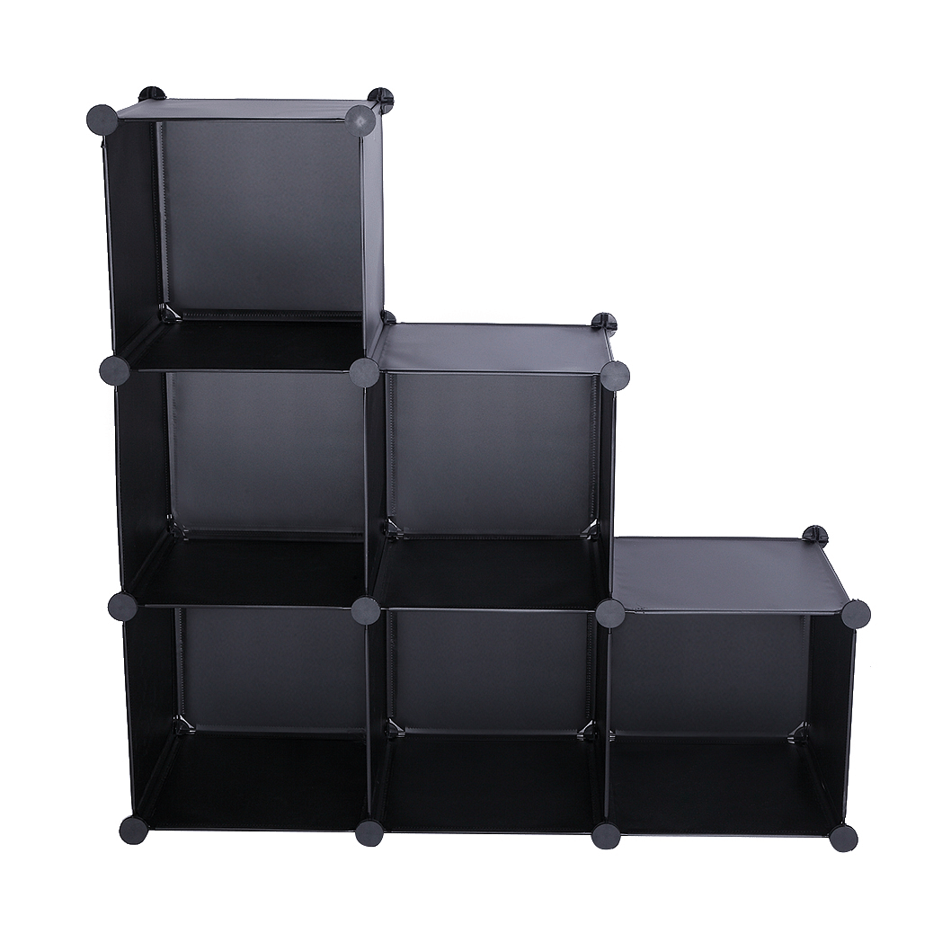 6-Cube DIY Closet Organizer Storage Shelves for Home