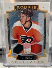 NICK COUSINS 2015-16 Upper Deck Artifacts ROOKIE Patch GOLD 73/99