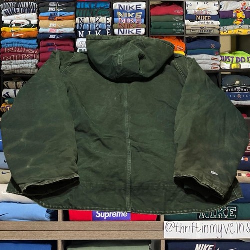 Vintage 90s Carhartt Detroit/Sante Fe Work Wear Jacket (Free shipping) 2xl - Picture 4 of 4