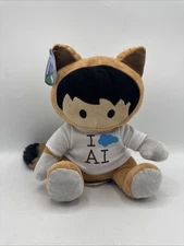 NEW Salesforce Trailhead Mascot Astro Nominal 8" Plush Stuffed Animal Raccoon