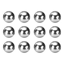 12pcs Precision Balls 15mm Diameter G25 Solid Chrome Steel Bearing Balls