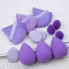 12/14Pcs Makeup Sponge Cosmetic Puff Foundation Sponges Blender Beauty Egg Powde