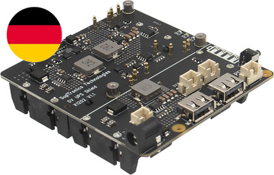 Geekworm Raspberry Pi 5 UPS (X1202), 4-Cell 18650 UPS (Max 5.1V 5A Output) with 