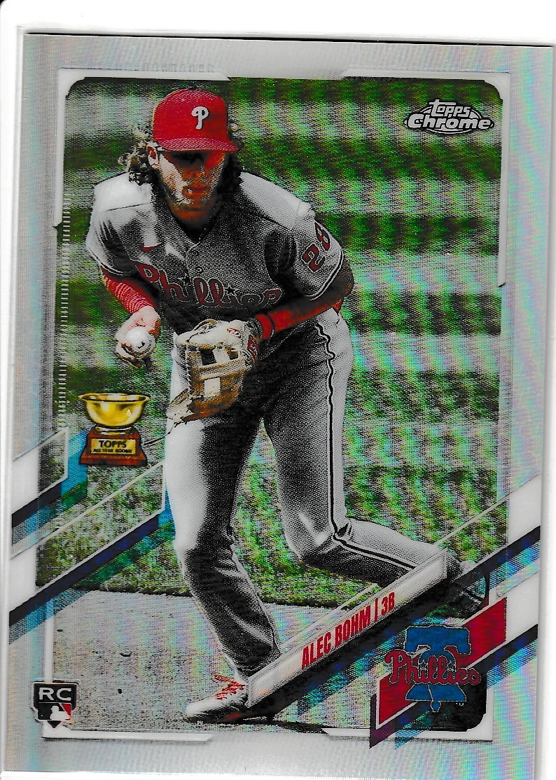 2021 Topps - Alec Bohm #277 Chrome Rookie Variations (RC) Refractor