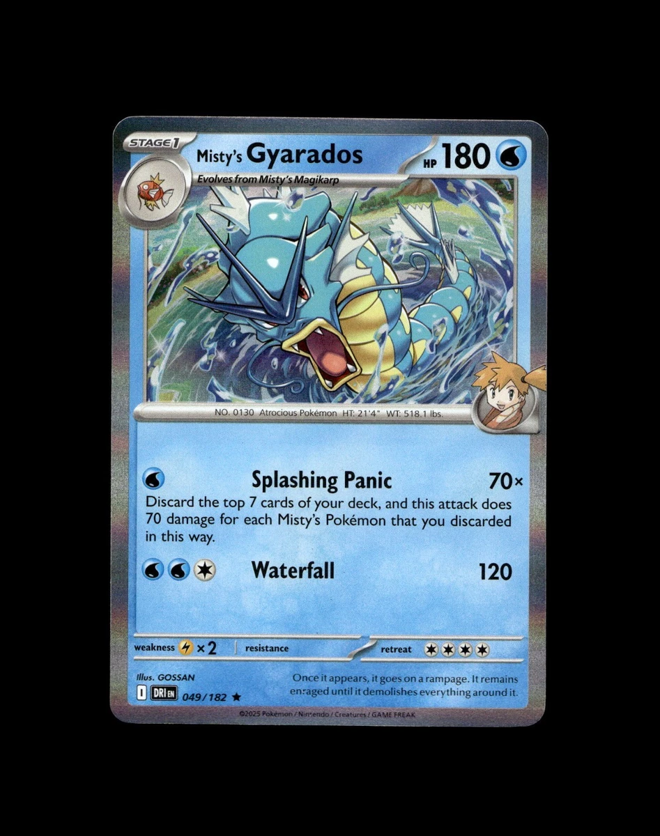 Misty's Gyarados Pokémon TCG Cards for sale