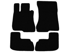 Velour Fußmatten für Mercedes CL C216 coupe 2006-2014, Schwarz x14 Rand