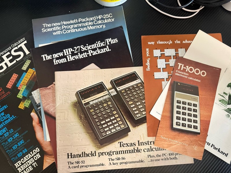 1970s Vintage Calculator Catalogs Hewitt Packard