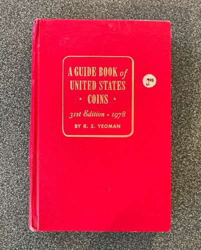 1978 Red Book A Guide Book of United States Coins Price Guide 31st Edition!