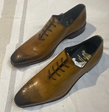 4633 Calzoleria Toscana Cayenne Calf Wholecut Balmoral Made in Italy Size 10.5M