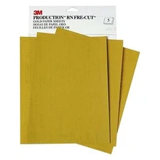 3M 2539 216U 11" x 9" P400 Grit Aluminum Oxide Sanding Sheet 50 Pieces
