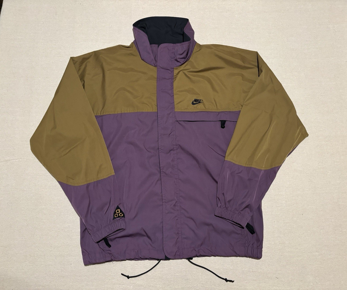 Vintage 90’s Nike ACG Windbreaker Purple Brown XL Color block