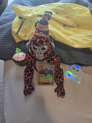 Makeshift Gorilla Tag Tagged Monkey (With Card, Sticker, And Code)