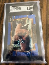 2023 Panin Select Khamzat Chimaev Blue Disco Prizm /49 SGC 10