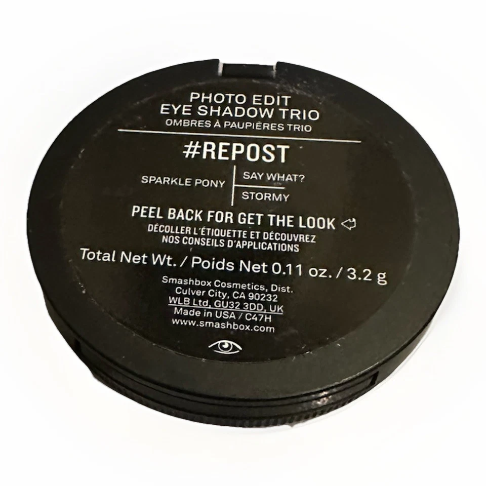 Smashbox Photo Edit Eye Shadow Trio #Repost New No Box - Image 3 of 4