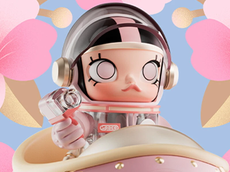 ポップマート メガコレクション メガスペースモリー 100% さくら POP MART Mega Space Molly 100 Blooming Sakura Japan Limited