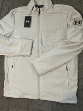 UNDER ARMOUR GOLF DRIVE PRO LOFT MESH LINE 014 L. GRAY JACKET SIZE M MEN 110