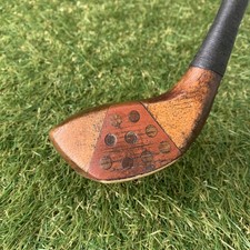 Antique Fancy Face Spoon Hickory Shaft RH 41.5" C8 19 1920 Patent