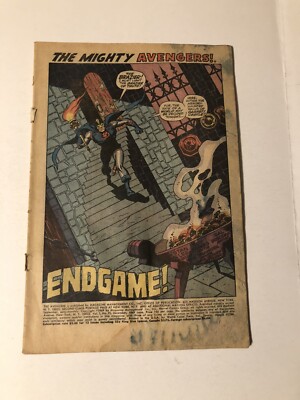 Avengers #71 1st app of The Invaders, Black Knight Joins. coverless reader copy