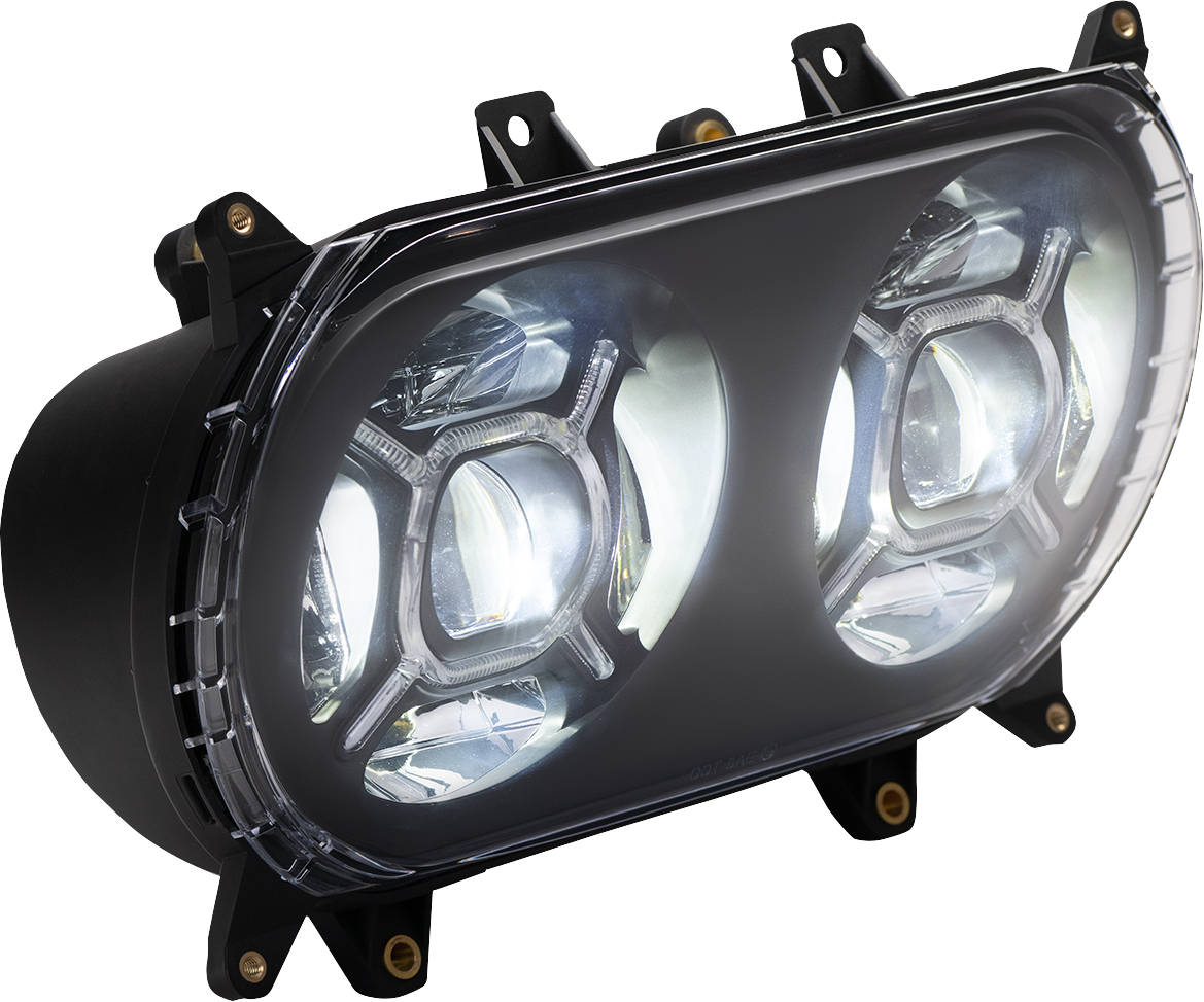 Custom Dynamics DoubleX LED Headlight Assembly 20152023 Harley Road