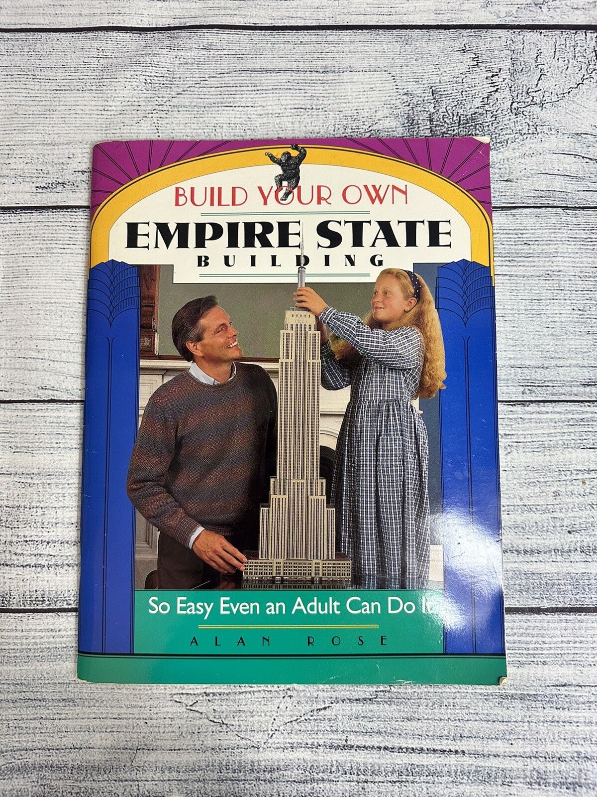 Create Your Own Empire State Building Model with Alan Rose's 1994 Trade Paperback Craft Guide for DIY Enthusiasts