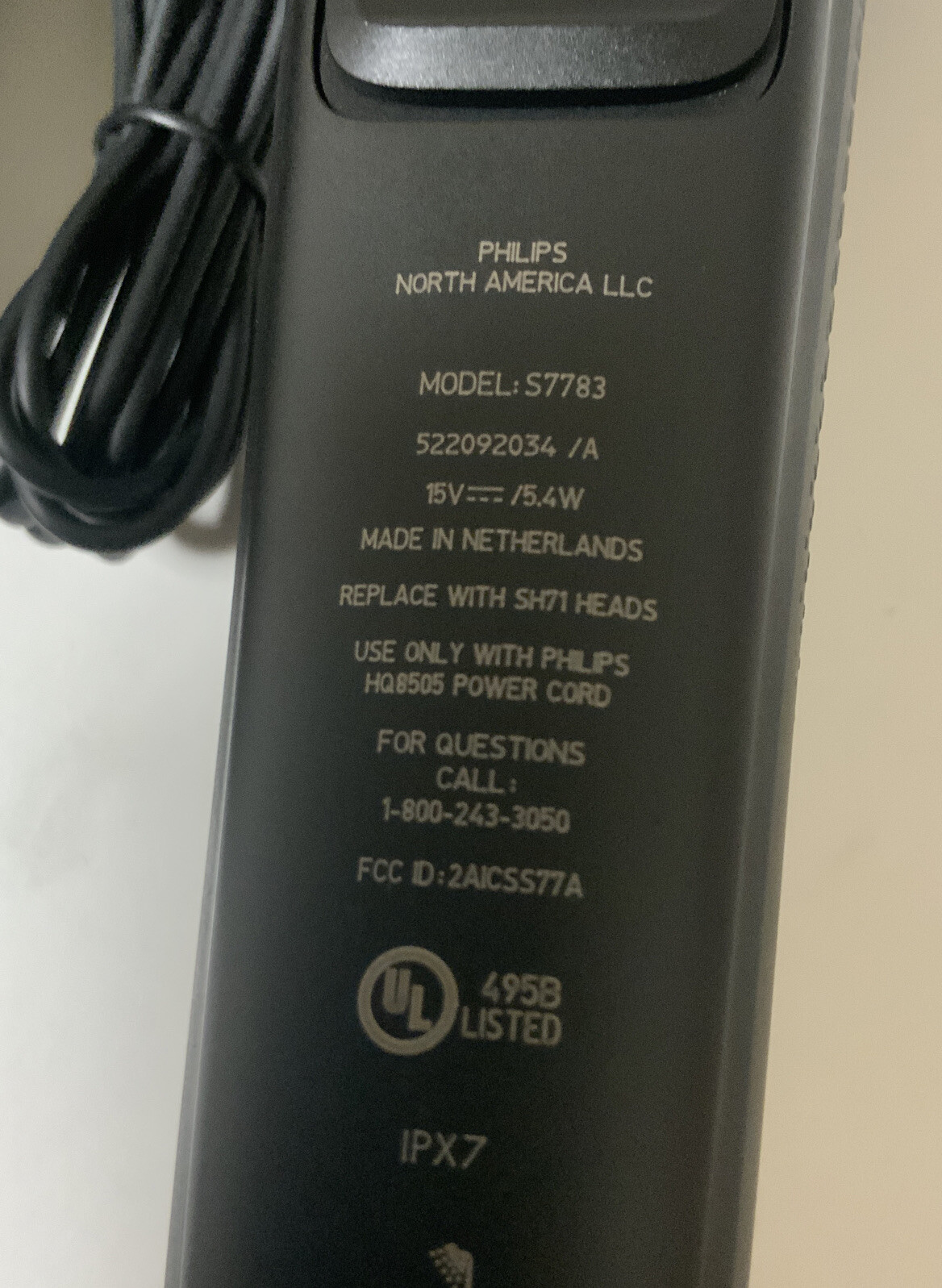 🍀 Philips Norelco Shaver 7500 SenseIQ S7783 Men&rsquo;s Razor 🆕 AS SHOWN